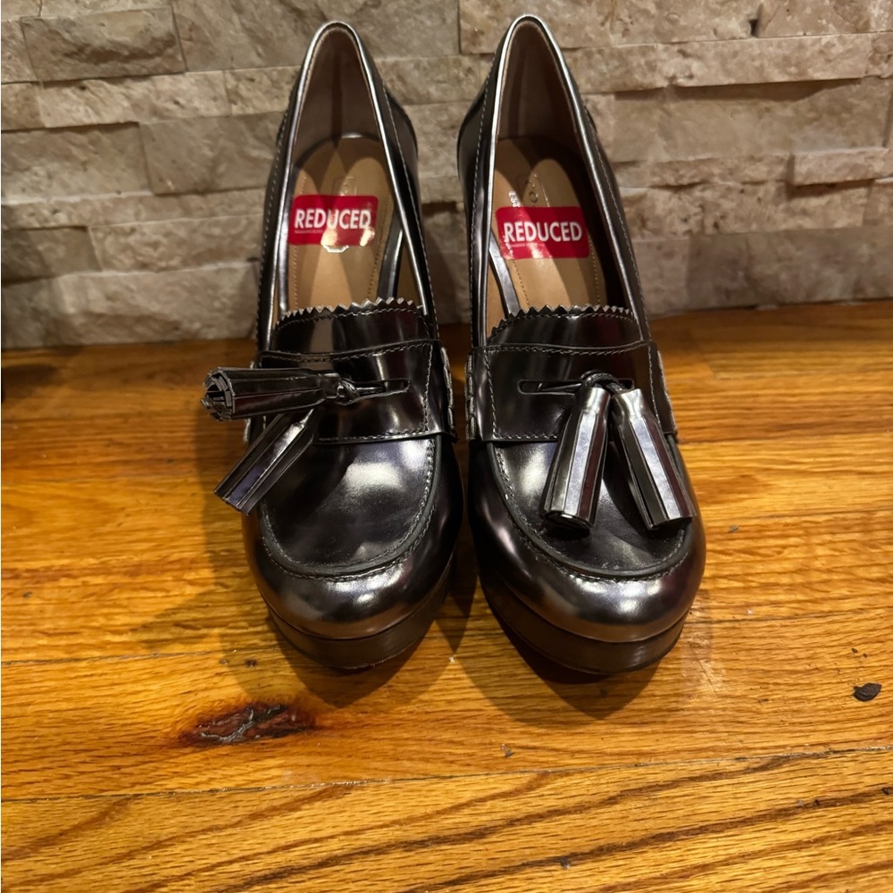 Coach Gray High Heel Pumps